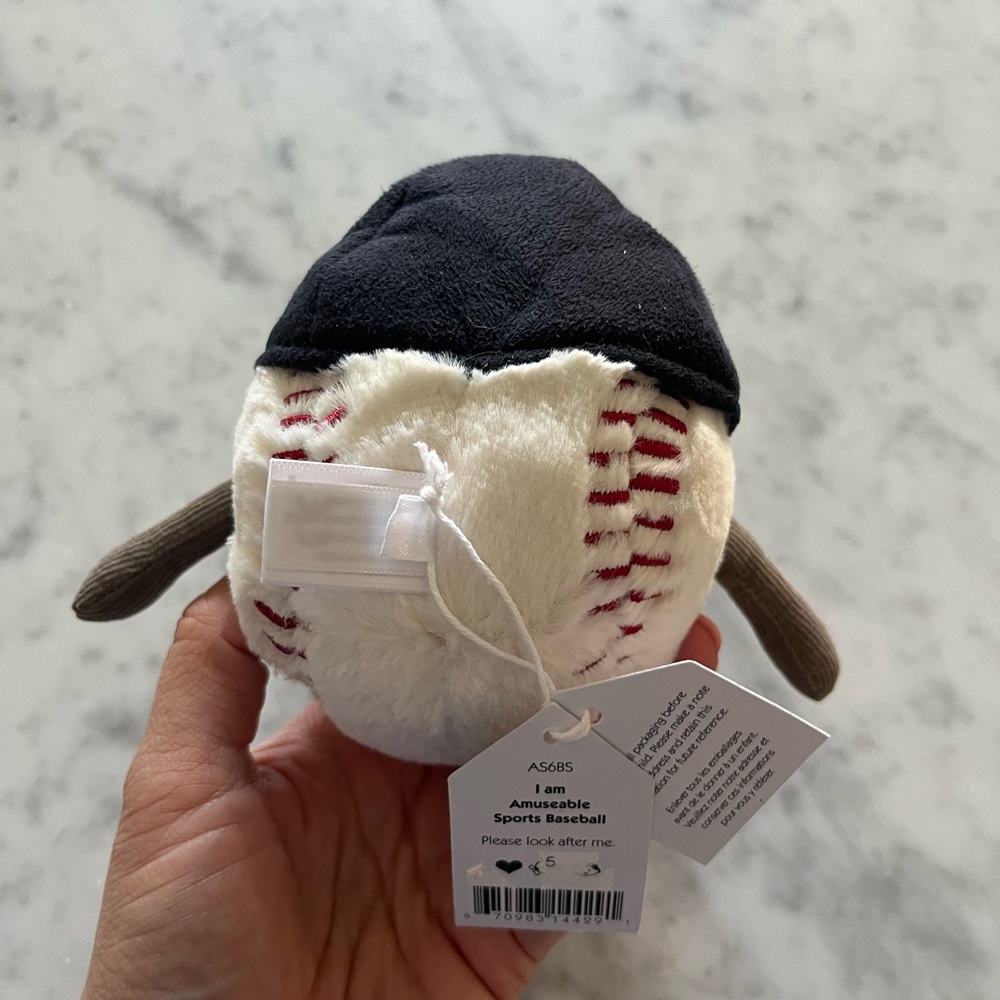 NWT Jellycat Amuseables Sports Baseball - Picture 3 of 6